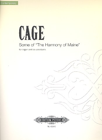 Some of the Harmony of Maine&nbsp;&nbsp;for organ and 6 assistants&nbsp;&nbsp;