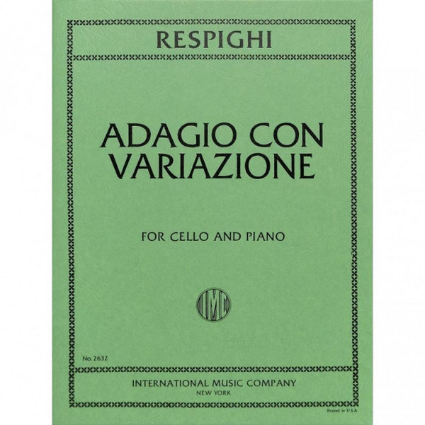 Adagio con variazioni  for violoncello and piano  