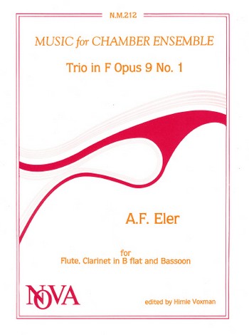 Trio F major op.9,1 for flute,  clarinet and bassoon  parts