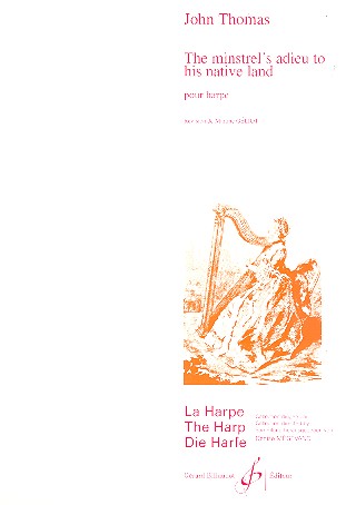 The Minstrel's adieu to his native land&nbsp;&nbsp;pour harpe&nbsp;&nbsp;