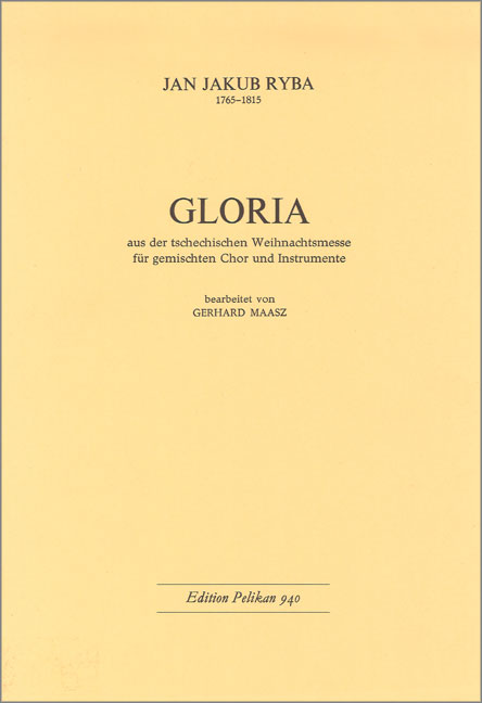 Gloria für 3 gemischte Stimmen&nbsp;&nbsp;und Orchester&nbsp;&nbsp;Partitur