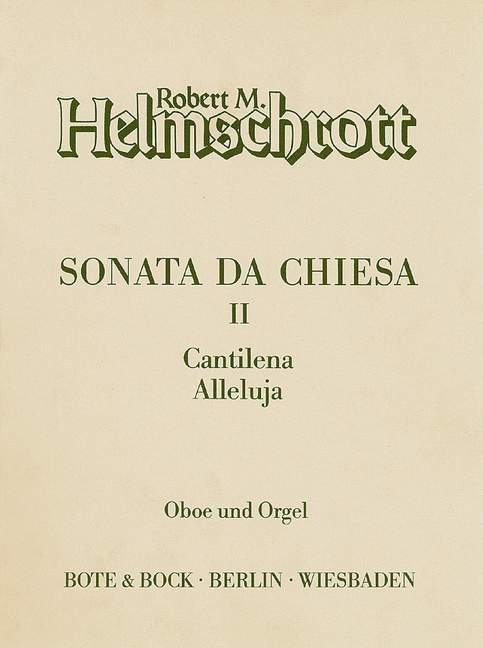 Sonata da chiesa Nr.2&nbsp;&nbsp;für Oboe und Orgel&nbsp;&nbsp;