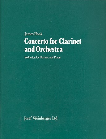 Concerto for clarinet and orchestra  for clarinet and piano  