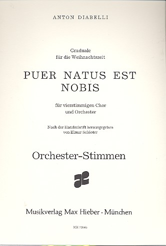 Puer natus est nobis Graduale  für gem Chor und Orchester  16 Stimmen