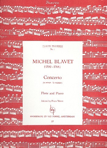 Concerto a minor for flute and piano    