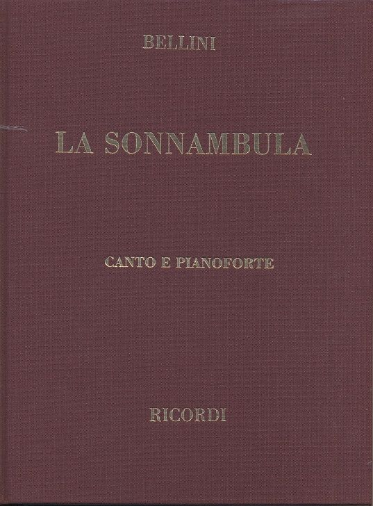 La Sonnambula Klavierauszug (it, geb)&nbsp;&nbsp;&nbsp;&nbsp;