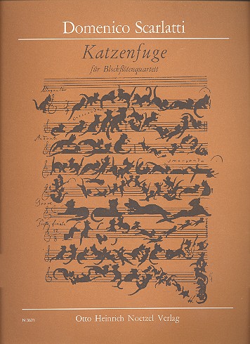 Katzenfuge &nbsp;&nbsp;für 4 Blockflöten (SATB)&nbsp;&nbsp;