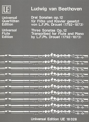 3 Sonaten op.12 für  Flöte und Klavier  