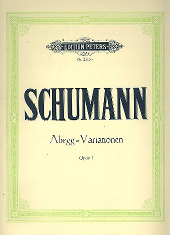 Abegg-Variationen op.1&nbsp;&nbsp;für Klavier&nbsp;&nbsp;