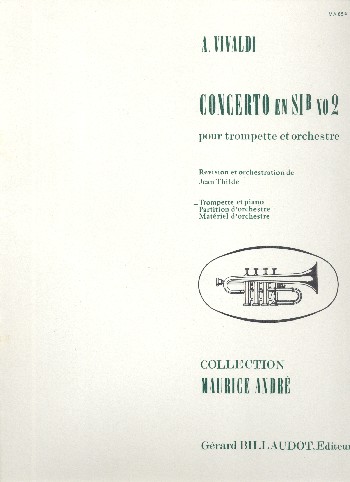 Concerto si bemol majeur no.2&nbsp;&nbsp;pour trompette et piano ou orgue&nbsp;&nbsp;