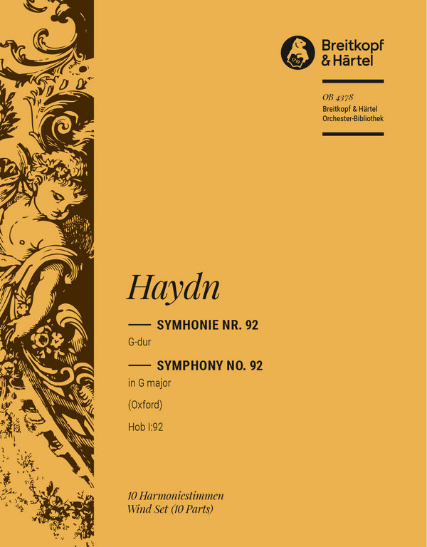 Sinfonie G-Dur Nr.92 Hob.I:92&nbsp;&nbsp;für Orchester&nbsp;&nbsp;Harmonie