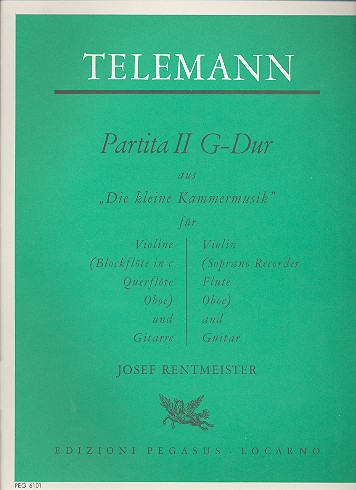 Partita G-Dur Nr.2 &nbsp;&nbsp;für ein Melodieinstrument und Gitarre&nbsp;&nbsp;