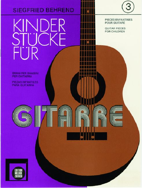 Kinderstücke Band 3  für Gitarre  