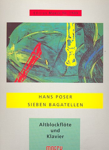 7 Bagatellen op.52  für Altblockflöte und Klavier (Cembalo)  