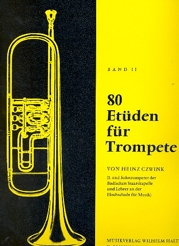 80 Etüden Band 2  für Trompete  