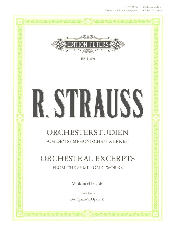 Don Quixote op.35&nbsp;&nbsp;für Violoncello solo&nbsp;&nbsp;