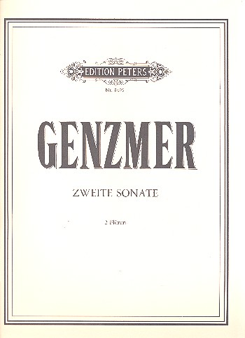 Sonate Nr.2 (1981)  für 2 Flöten  Spielpartitur
