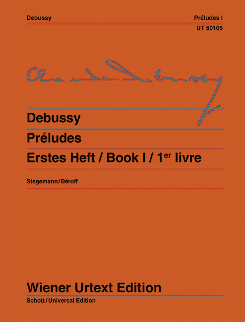 Preludes Teil 1&nbsp;&nbsp;für Klavier&nbsp;&nbsp;