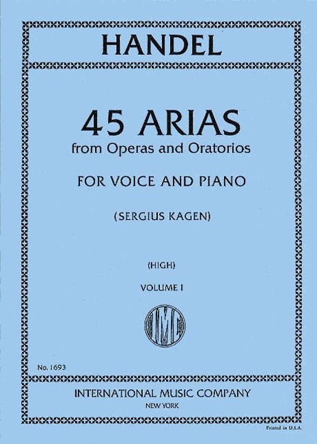 45 Arias from Operas and Oratorios vol.1  for high voice and piano  
