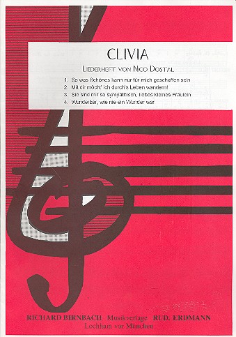 Clivia   für Gesang und Klavier  