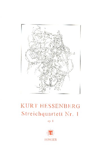 Streichquartett Nr.1 op.8&nbsp;&nbsp;Partitur und Stimmen&nbsp;&nbsp;
