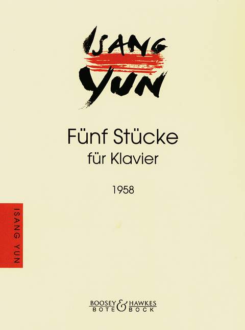 5 Stücke (1958)  für Klavier  