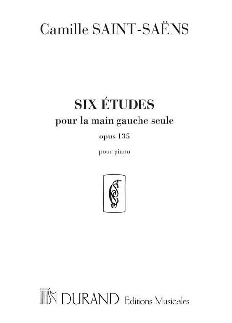 6 études op.135 pour la main gauche  pour piano  