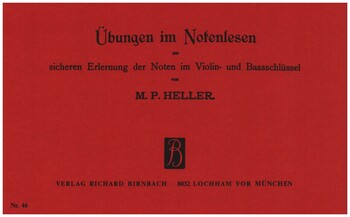 Übungen im Notenlesen zur sicheren  Erlernung der Noten im Violin-  und Bassschlüssel