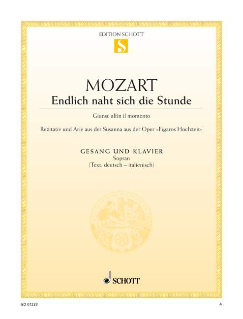 Endlich naht sich die Stunde&nbsp;&nbsp;für Sopran und Klavier (dt/it)&nbsp;&nbsp;