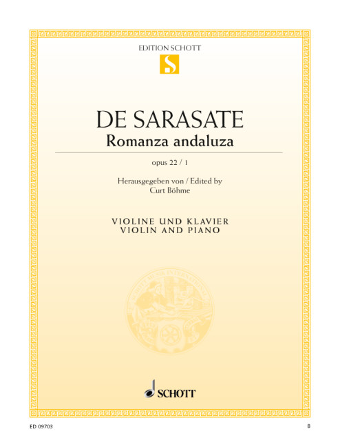 Romanza andaluza op.22,1&nbsp;&nbsp;für Violine und Klavier&nbsp;&nbsp;