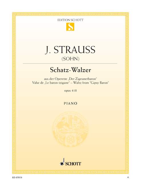 Schatz-Walzer op. 418&nbsp;&nbsp;für Klavier&nbsp;&nbsp;