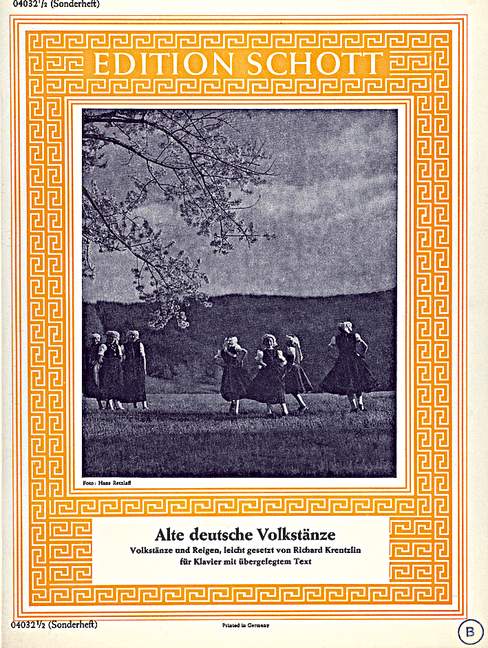 Alte deutsche Volkstänze&nbsp;&nbsp;für Klavier (mit Text)&nbsp;&nbsp;