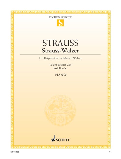 Strauss-Walzer&nbsp;&nbsp;für Klavier&nbsp;&nbsp;