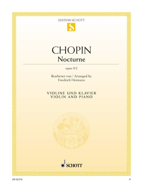 Nocturne op.9,2&nbsp;&nbsp;für Violine und Klavier&nbsp;&nbsp;