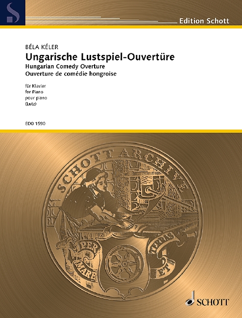 Ungarische Lustspiel-Ouvertüre op. 108  für Klavier  
