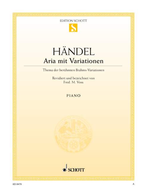 Aria mit Variationen&nbsp;&nbsp;für Klavier&nbsp;&nbsp;