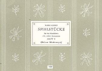 Spielstücke Band 1  für 4 Blockflöten  Spielpartitur