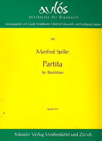 Partita&nbsp;&nbsp;für Blechbläser&nbsp;&nbsp;Partitur