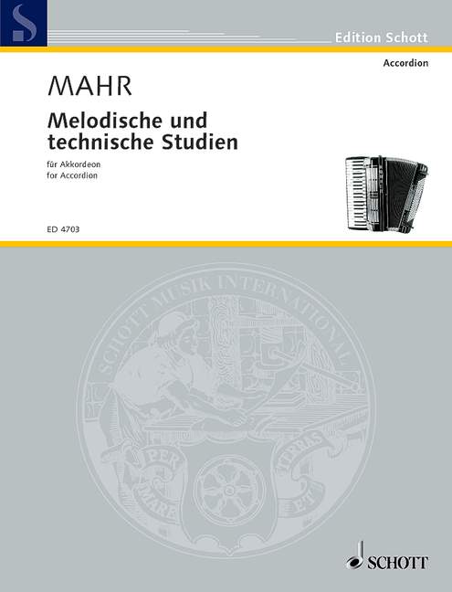 Melodische und technische Studien  für Akkordeon  
