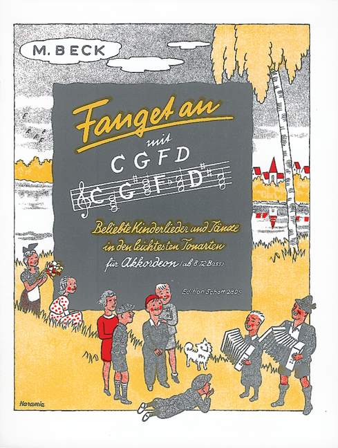Fanget an mit CGDF&nbsp;&nbsp;für Akkordeon mit 8-12 Bässen&nbsp;&nbsp;