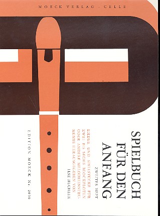 Spielbuch für den Anfang Band 2&nbsp;&nbsp;für 2-6 Blockflöten&nbsp;&nbsp;