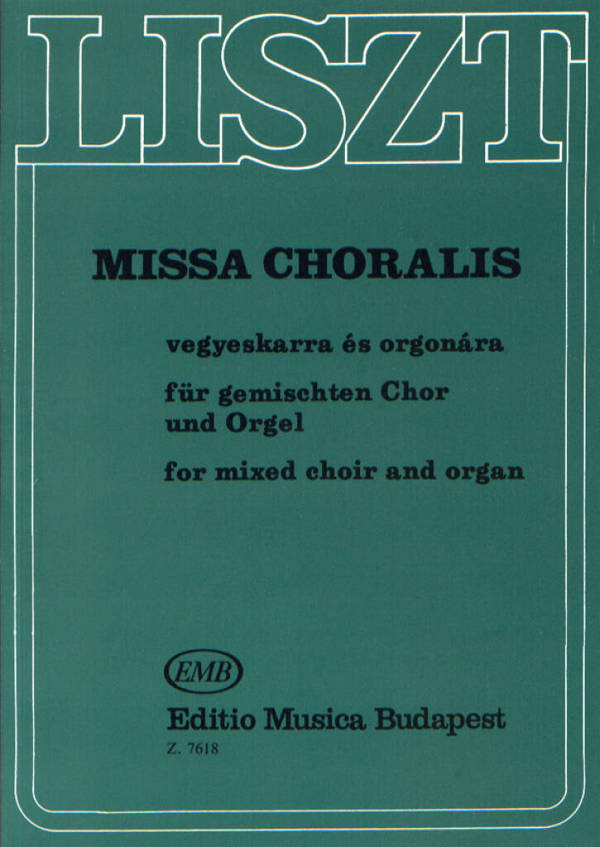 Missa choralis für gem Chor&nbsp;&nbsp;und Orgel&nbsp;&nbsp;Partitur