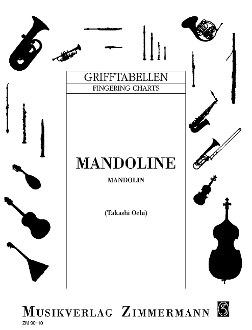 Grifftabelle&nbsp;&nbsp;für Mandoline&nbsp;&nbsp;