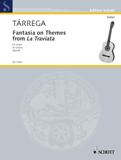 Fantasia on Themes from la Traviata  for guitar  
