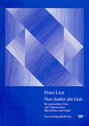 Nun danket alle Gott Choral für&nbsp;&nbsp;gem Chor (SSATTBB) oder Männerchor,&nbsp;&nbsp;Blechbläser, Orgel,    Partitur