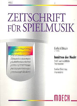 Inmitten der Nacht 12 weihnachtliche Impressionen  für Sopranblockflöte solo  