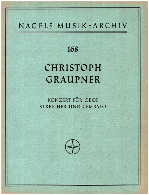 Konzert F-Dur  für Oboe und Streicher  Partitur