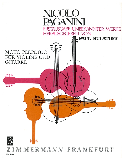 Moto perpetuo für Violine und&nbsp;&nbsp;Gitarre&nbsp;&nbsp;Bulatoff, Paul, ed