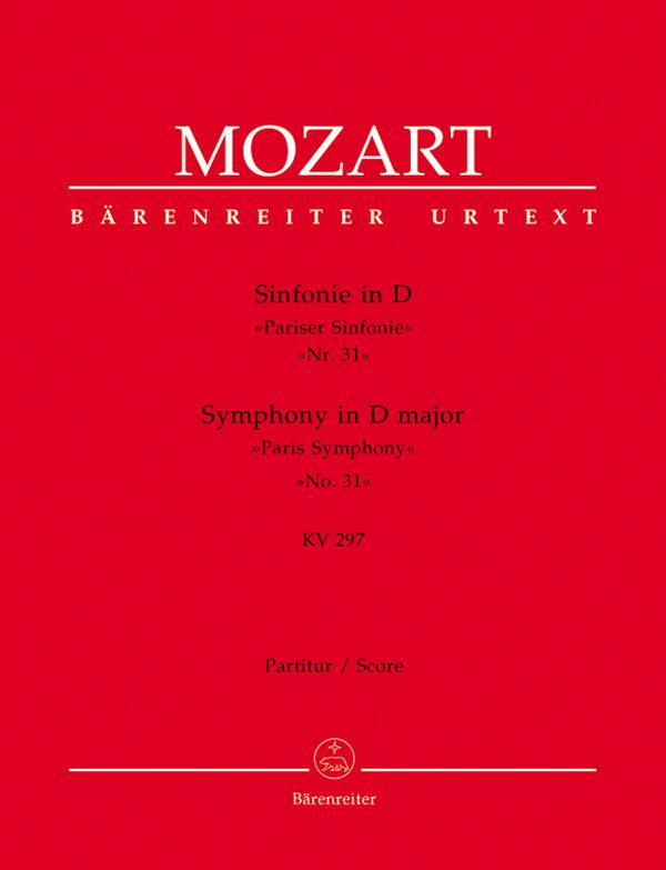 Sinfonie D-Dur KV297 &nbsp;&nbsp;für Orchester&nbsp;&nbsp;Partitur