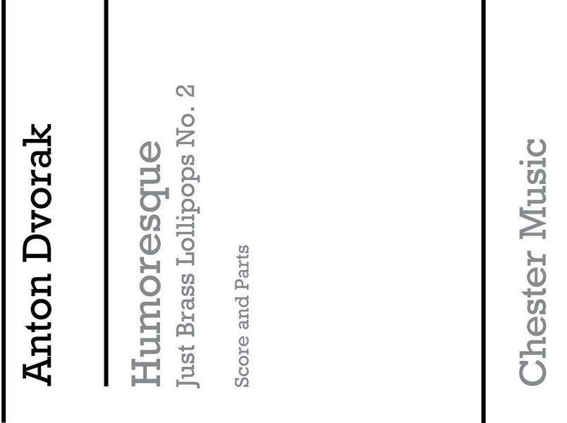 HUMORESQUE FOR BRASS QUINTET  JUST BRASS LOLLIPOPS  2